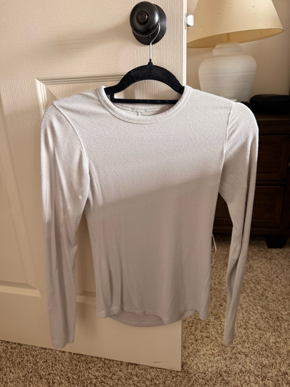 Lululemon Hold Tight Long Sleeve - Dove Gray